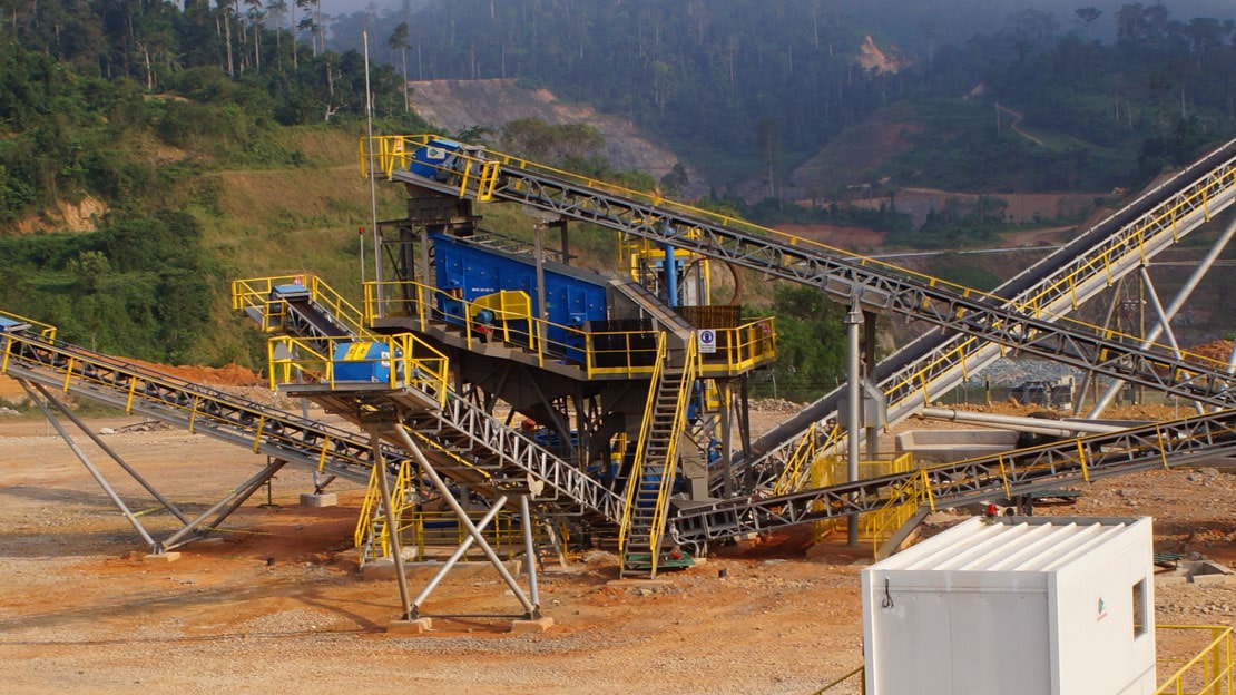 Equipos robustos para procesar materiales en canteras