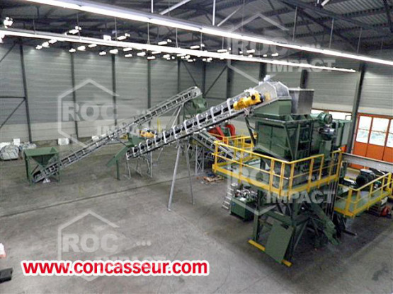 La entrega de una instalación completa de chancadore Roc Impact Francia