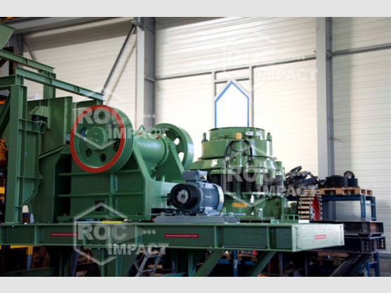 La entrega de una instalación completa de chancadore Roc Impact Francia
