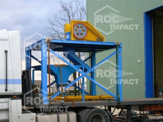 Reciclaje de embaldosado – Pequeño caudal de chancado