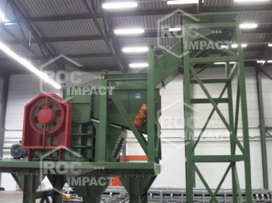 La entrega de una instalación completa de chancadore Roc Impact Francia