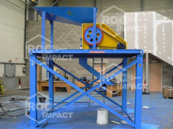 Reciclaje de embaldosado – Pequeño caudal de chancado