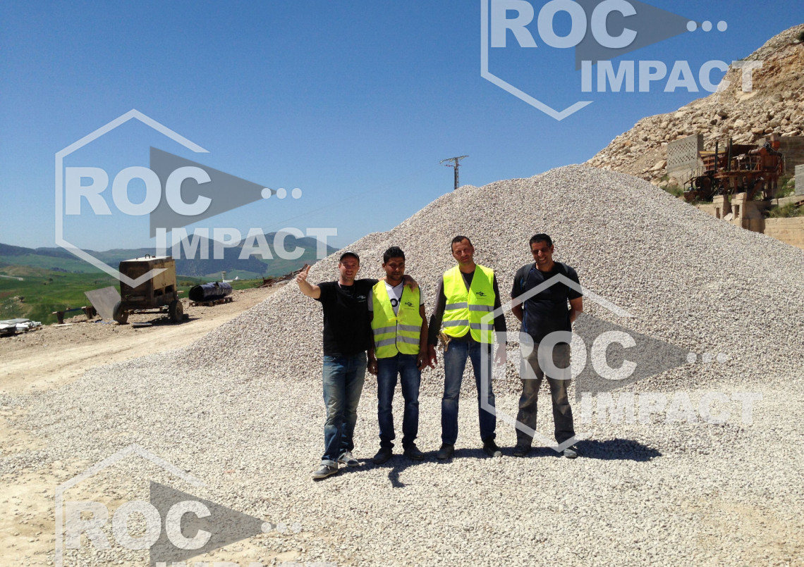 Installation complète 150 t/h en Algérie