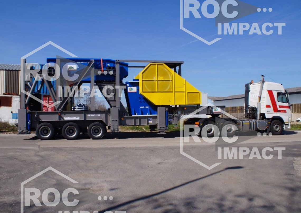 Installation mobile sur pneus complète pour le Suriname