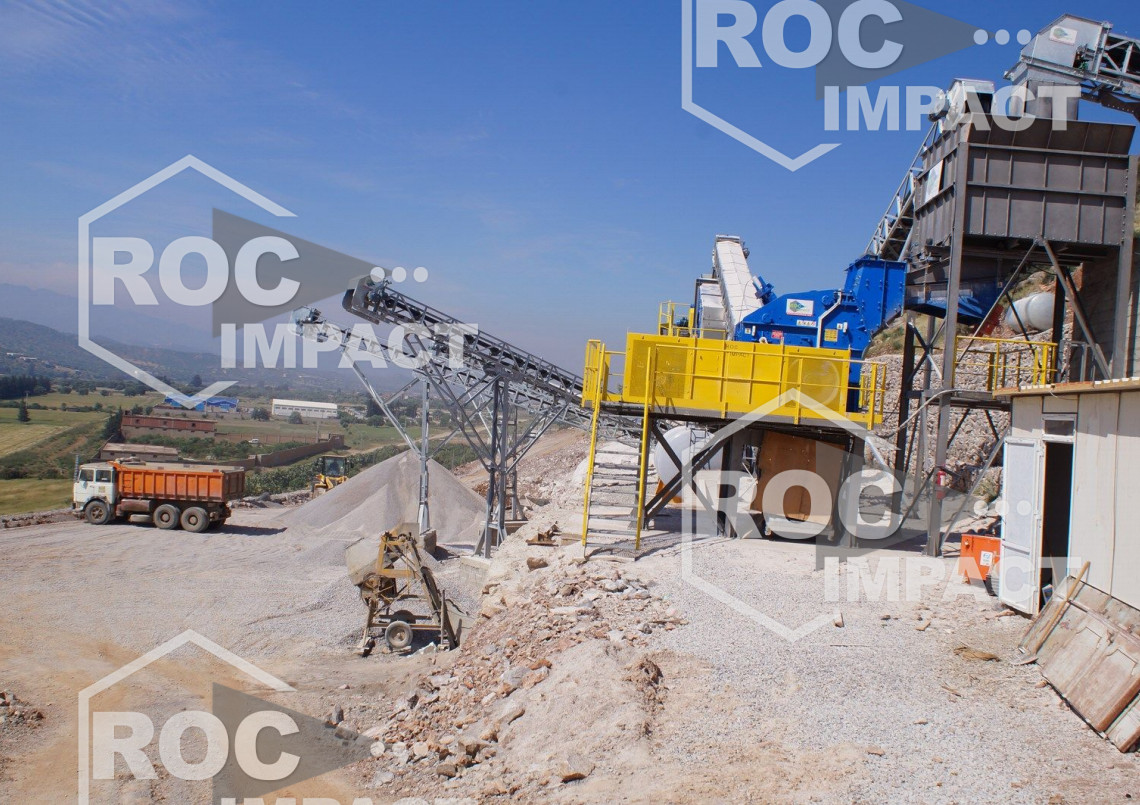 planta de trituración de 300 t / h de 0/25 mm (destino algerie)