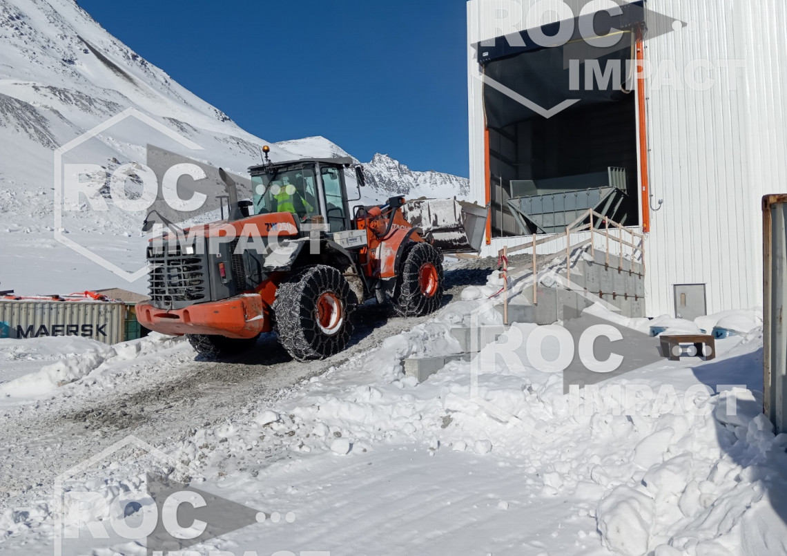 crushing and screening plant for a gold mine in Greenland