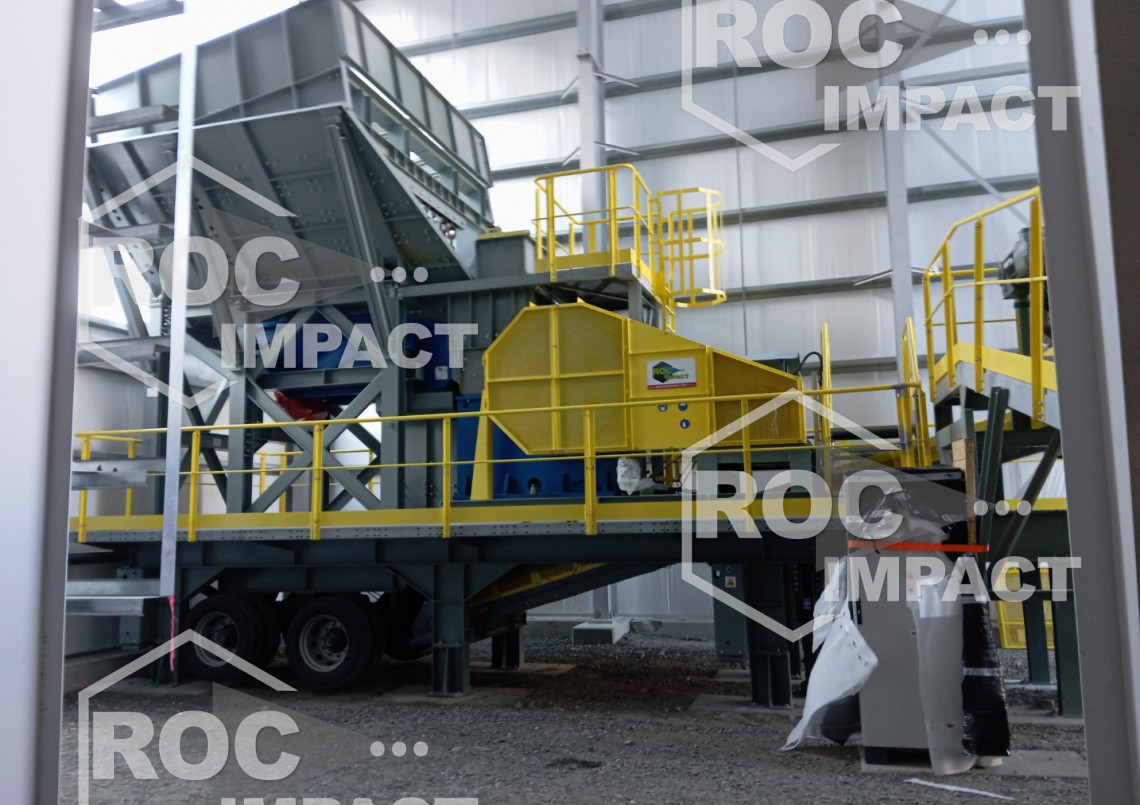 crushing and screening plant for a gold mine in Greenland