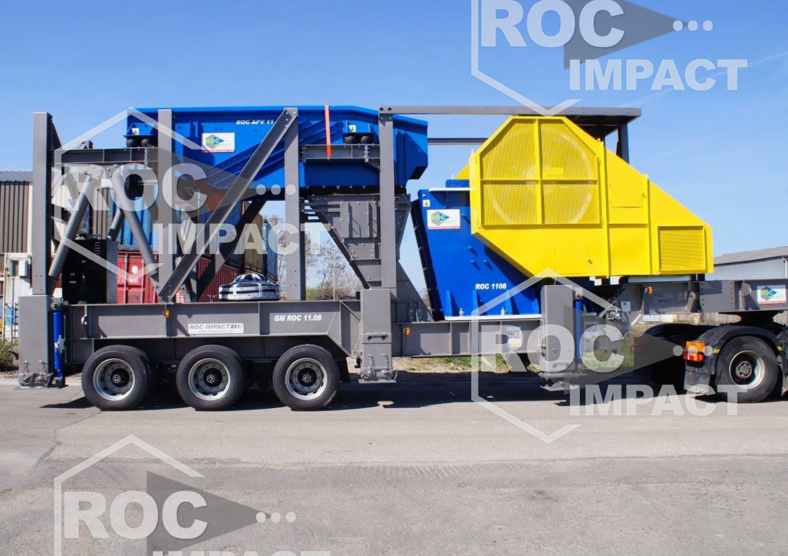 Installation mobile sur pneus complète pour le Suriname