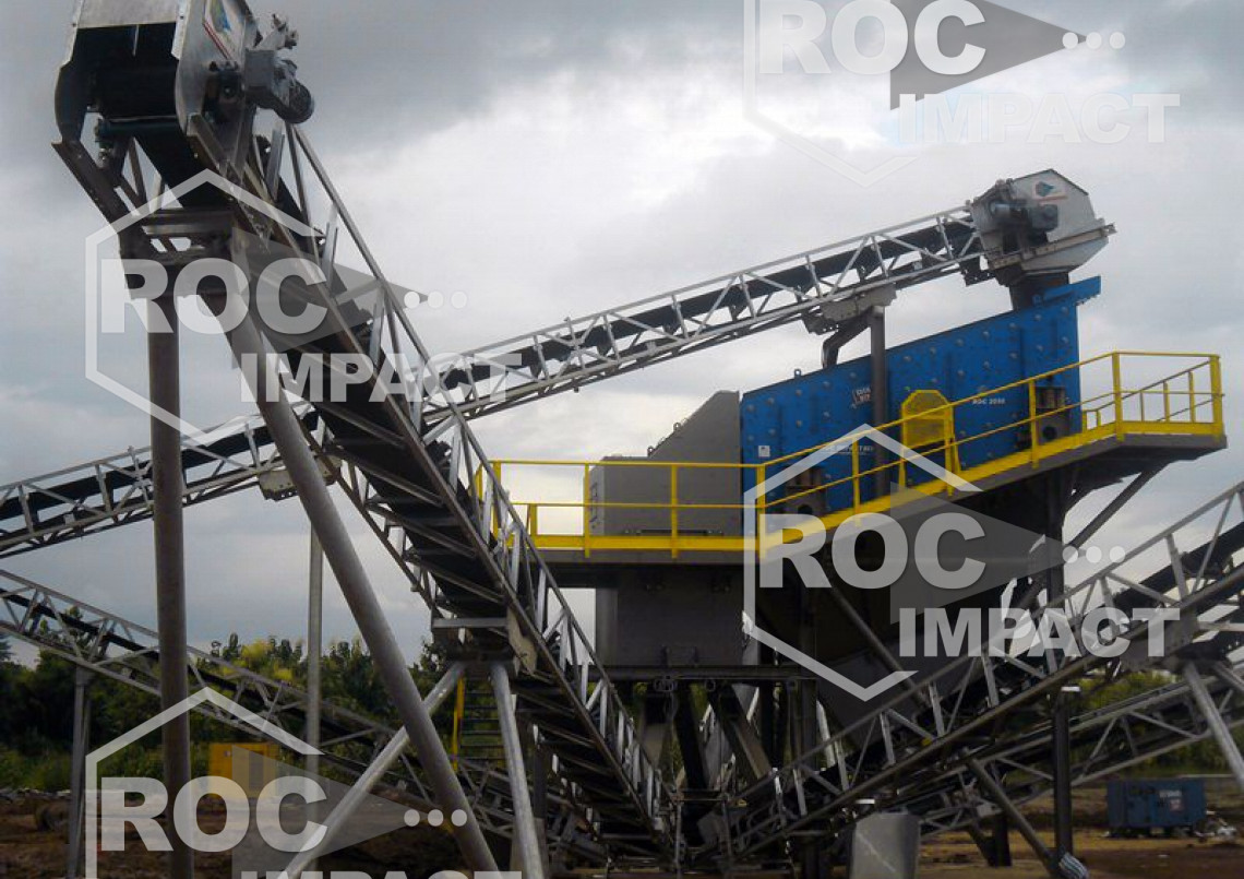 Installation complet mobile de concassage et criblage 200 t/h  (destination Togo)