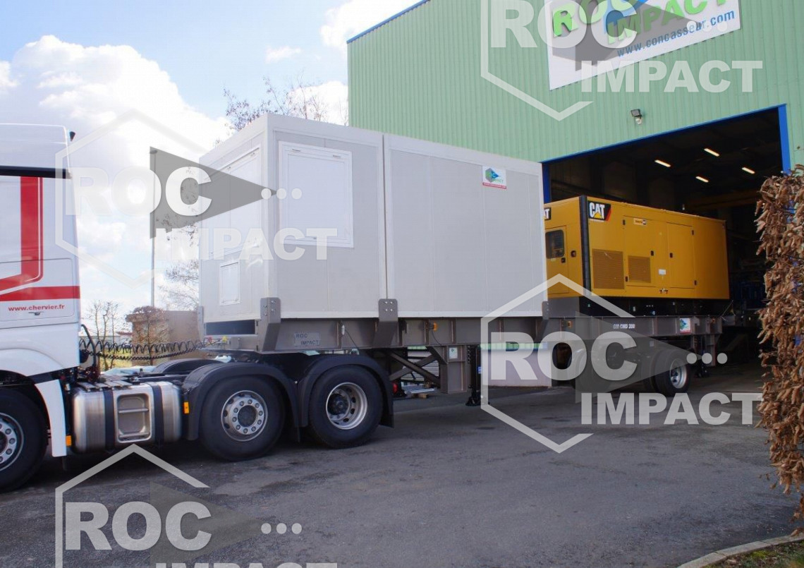 Installation mobile sur pneus complète pour le Suriname