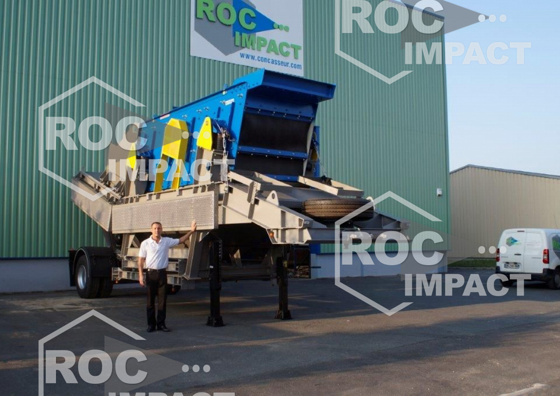 Installation mobile complète «clé en main» totalement réalisée par Roc Impact (Mauritanie)