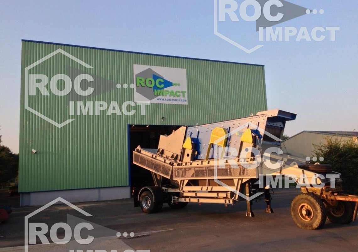Installation mobile complète «clé en main» totalement réalisée par Roc Impact (Mauritanie)
