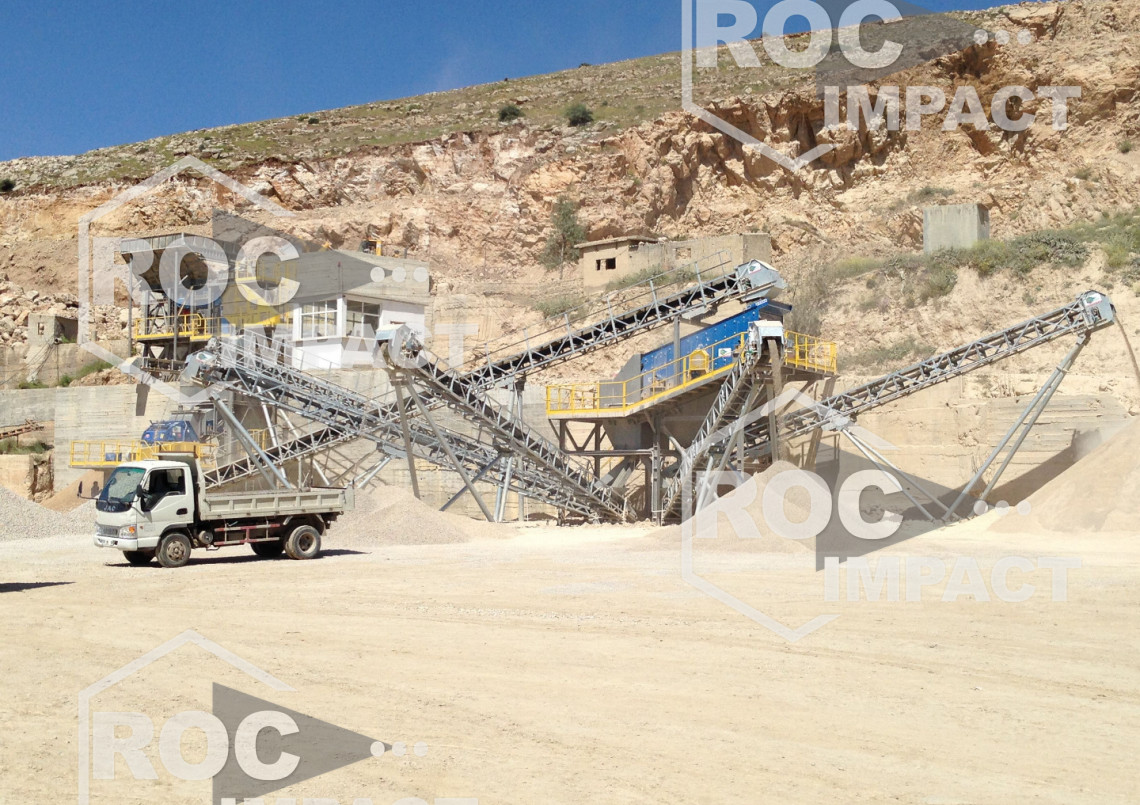 Installation complète 150 t/h en Algérie