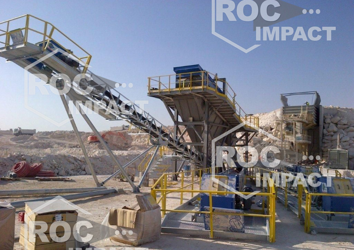 Installation 300 à 400 t/h au Sultanat d'Oman pour Saint-Gobain