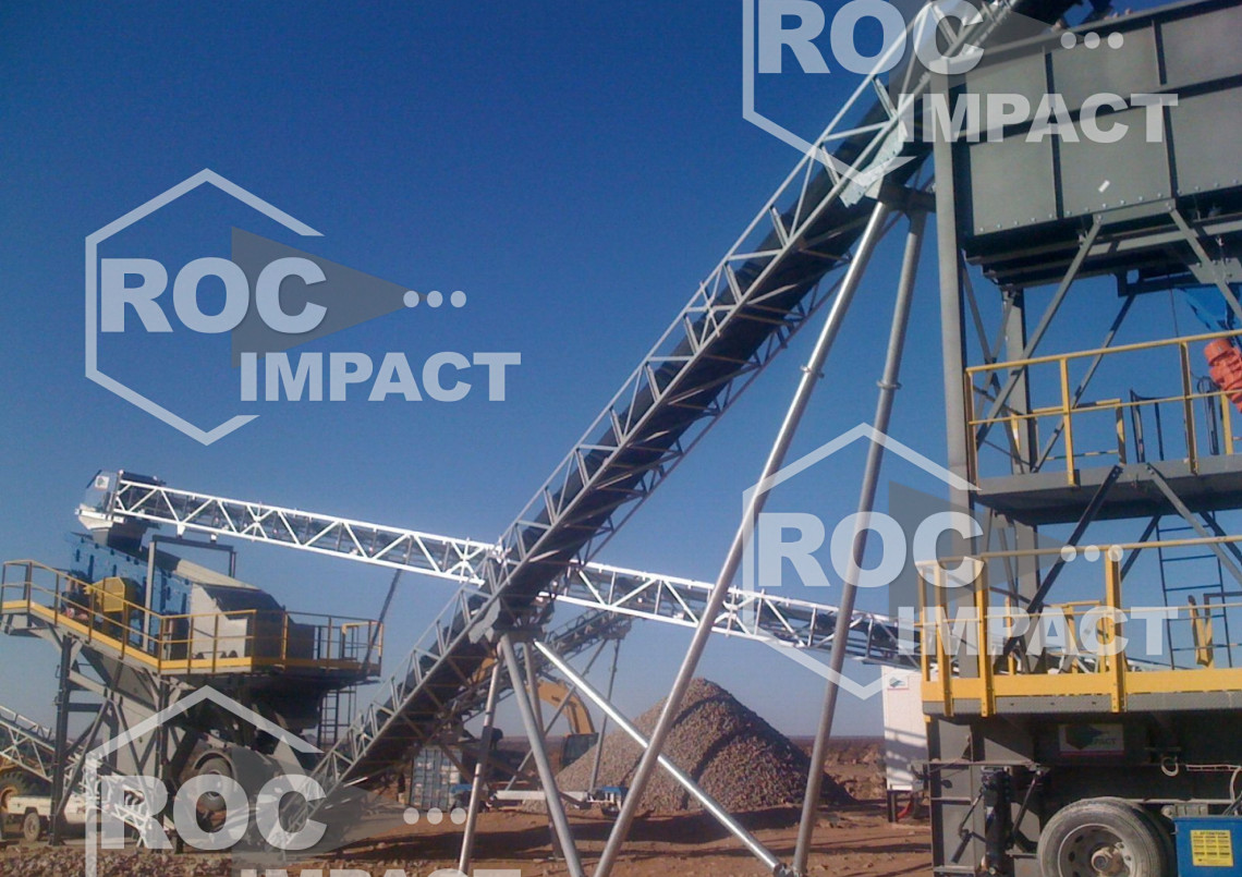 Installation mobile complète «clé en main» totalement réalisée par Roc Impact (Mauritanie)