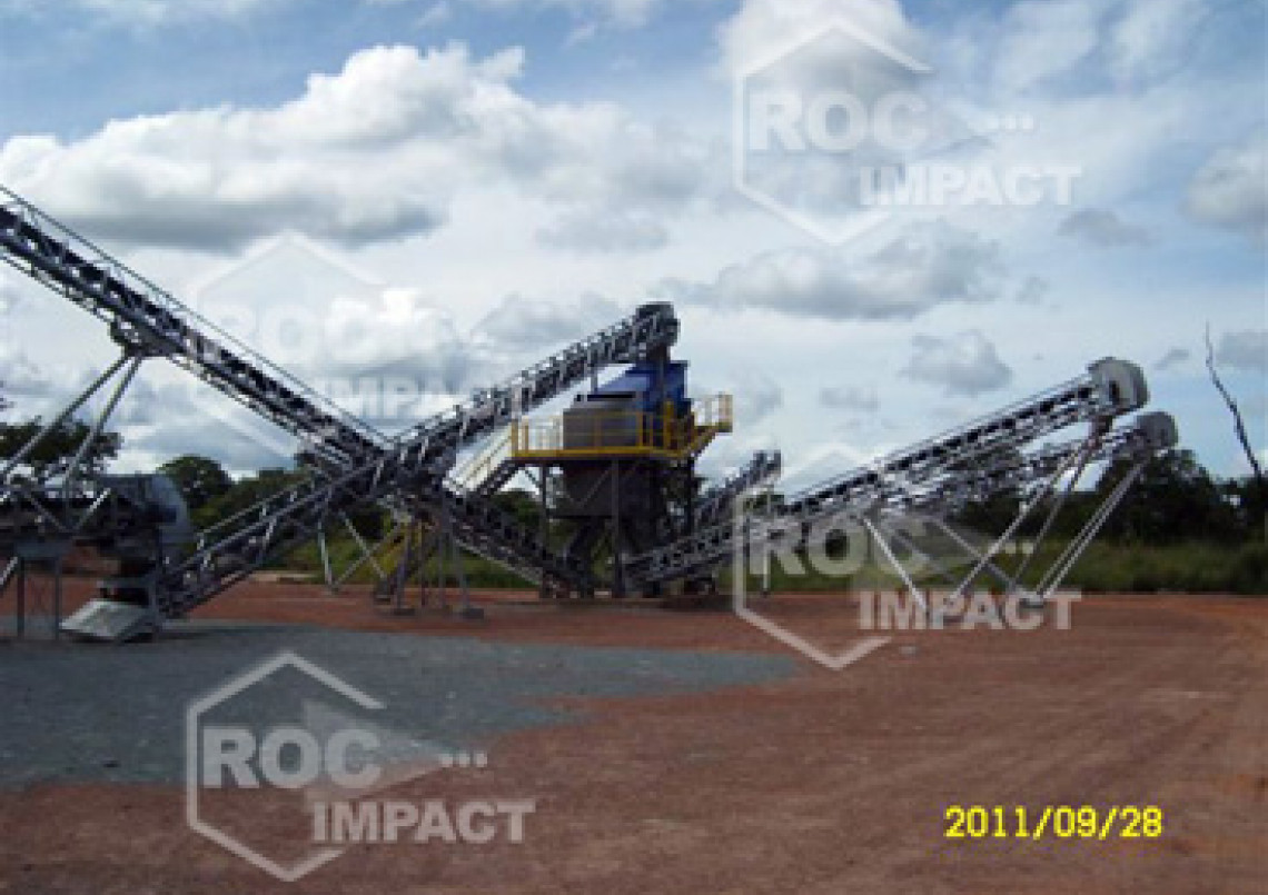 Nueva unidad de trituración R.C.A (República centra África) ROC IMPACT