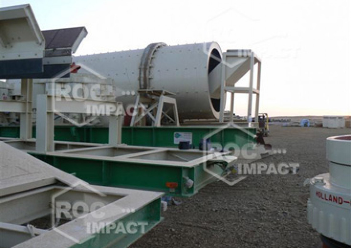 Instalación estación de chancado en mina de oro en Argelia