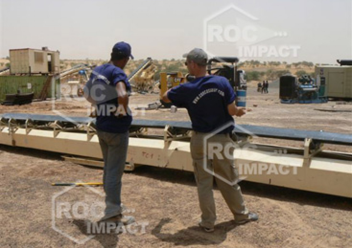 Instalación chancadora para Construcción de rutas y ciudades entre Agadez Djadjeri y Zinder