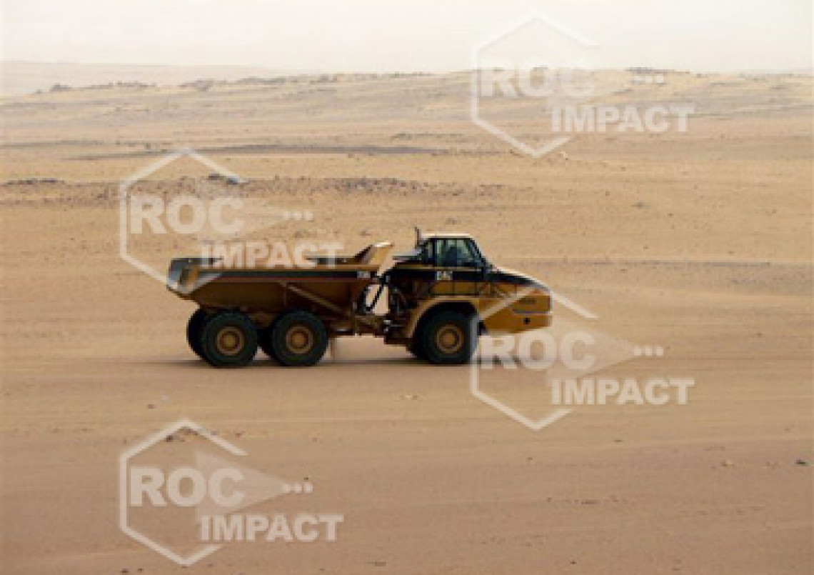 Instalación estación de chancado en mina de oro en Argelia