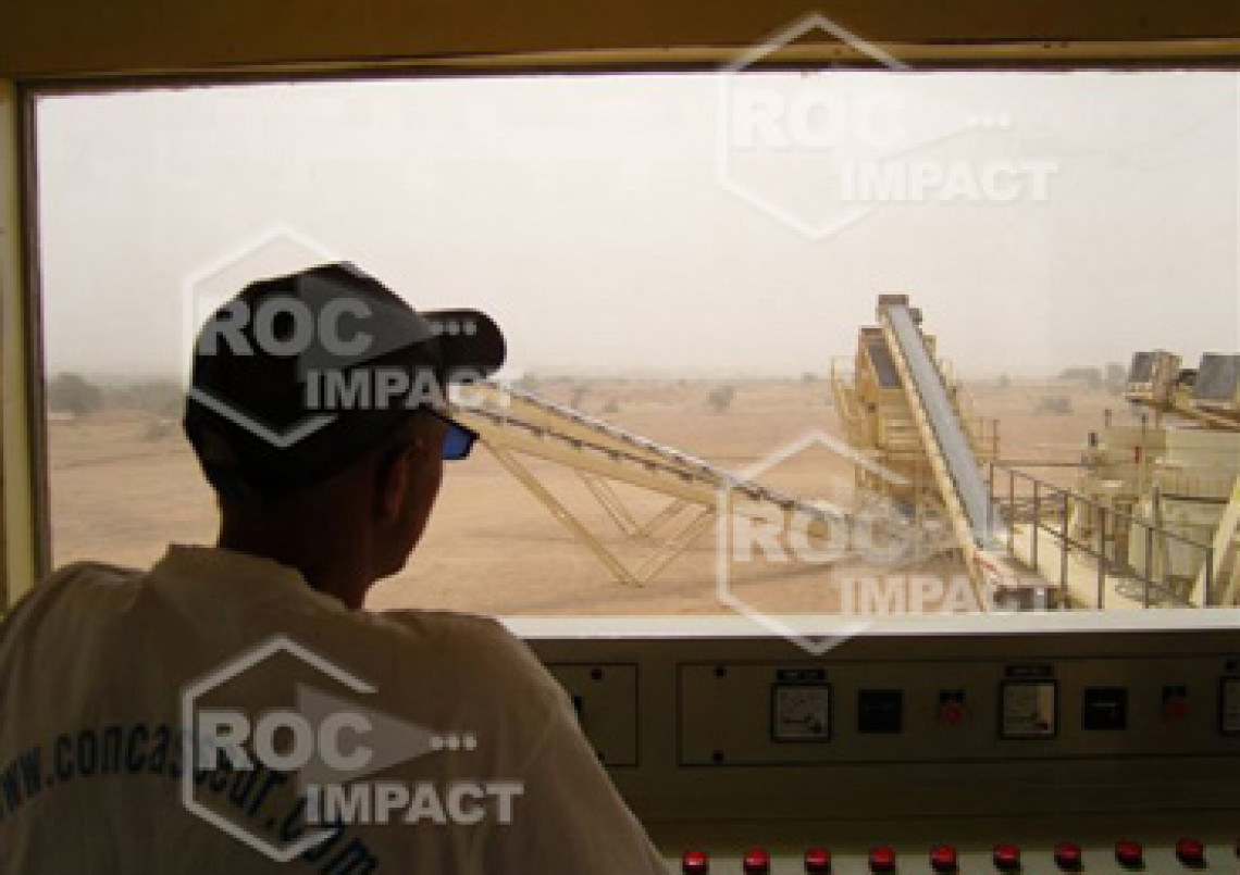 Instalación chancadora para Construcción de rutas y ciudades entre Agadez Djadjeri y Zinder