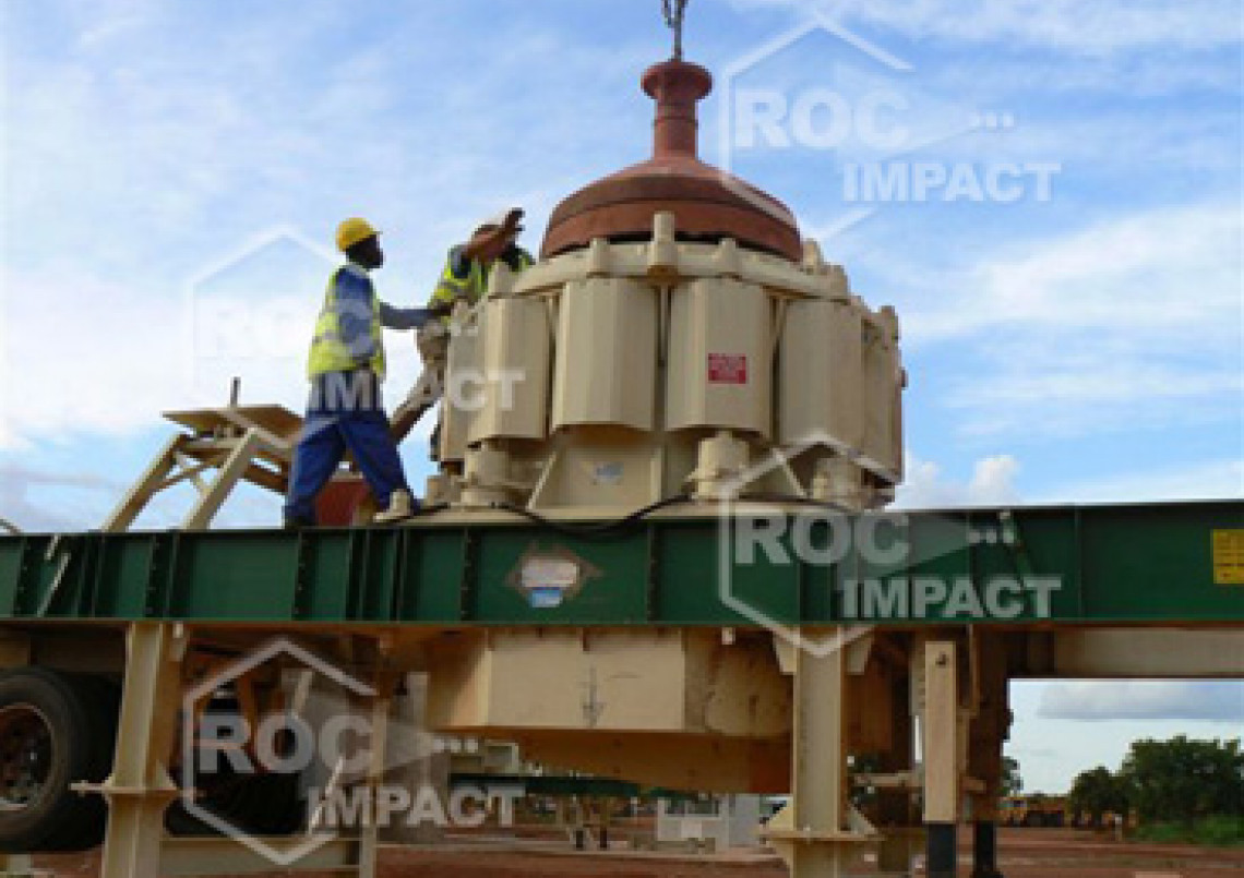 Instalación chancadora – Mina de oro en Burkina Faso SEMAFO MANA GOLD MINING