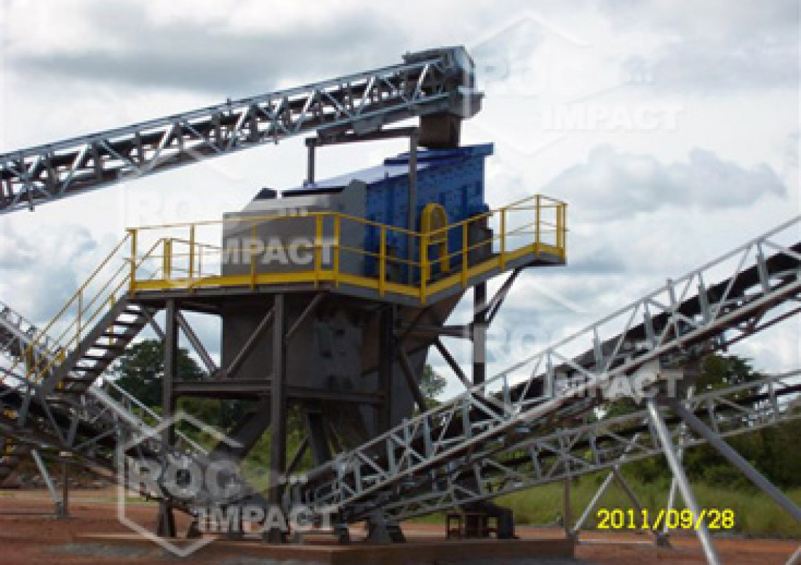 Nueva unidad de trituración R.C.A (República centra África) ROC IMPACT