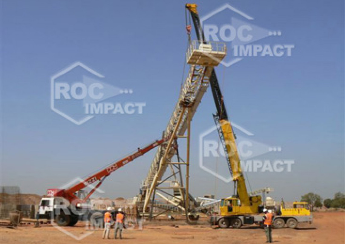 Instalación chancadora – Mina de oro en Burkina Faso SEMAFO MANA GOLD MINING