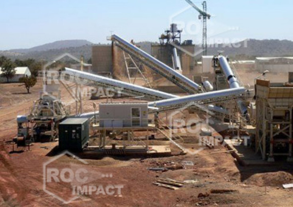 Instalación chancadora – Mina de oro en Burkina Faso SEMAFO MANA GOLD MINING