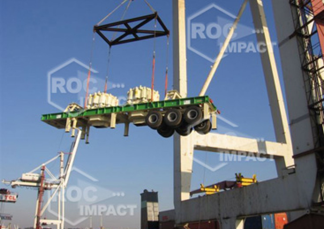 Instalación estación de chancado en mina de oro en Argelia