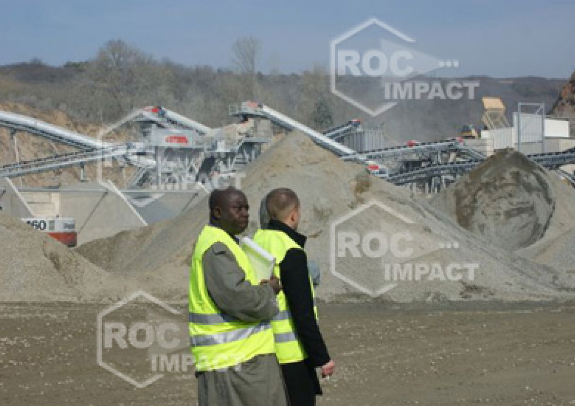 Nueva unidad de trituración R.C.A (República centra África) ROC IMPACT