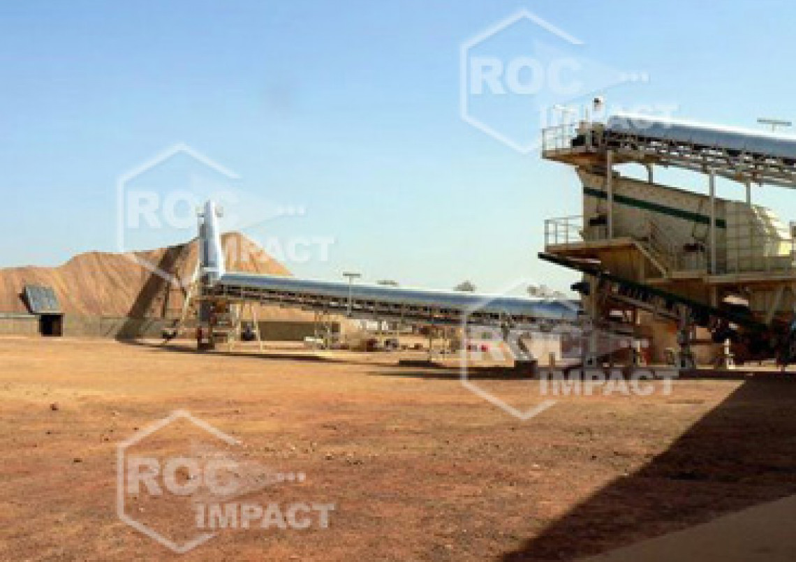 Instalación chancadora – Mina de oro en Burkina Faso SEMAFO MANA GOLD MINING