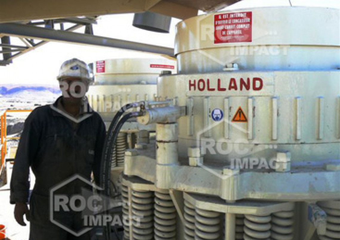 Instalación de chancado y cribado en mina de oro AKKA GOLD MINING Marrueco