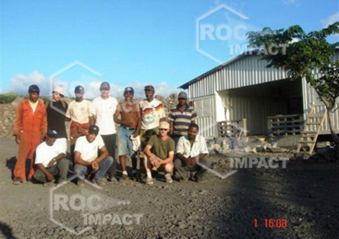 Instalación Estación de chancado CBE  en las Comoras