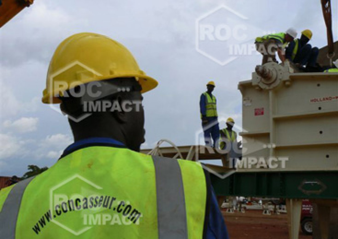 Instalación chancadora – Mina de oro en Burkina Faso SEMAFO MANA GOLD MINING