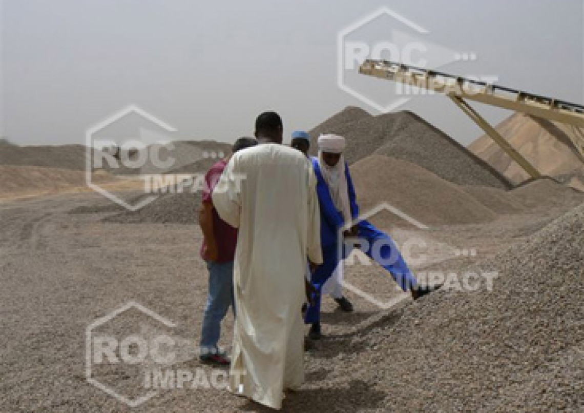 Instalación chancadora para Construcción de rutas y ciudades entre Agadez Djadjeri y Zinder