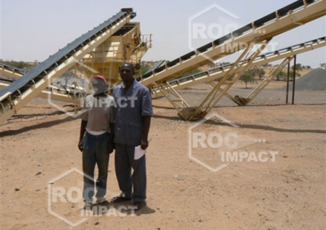 Instalación chancadora para Construcción de rutas y ciudades entre Agadez Djadjeri y Zinder