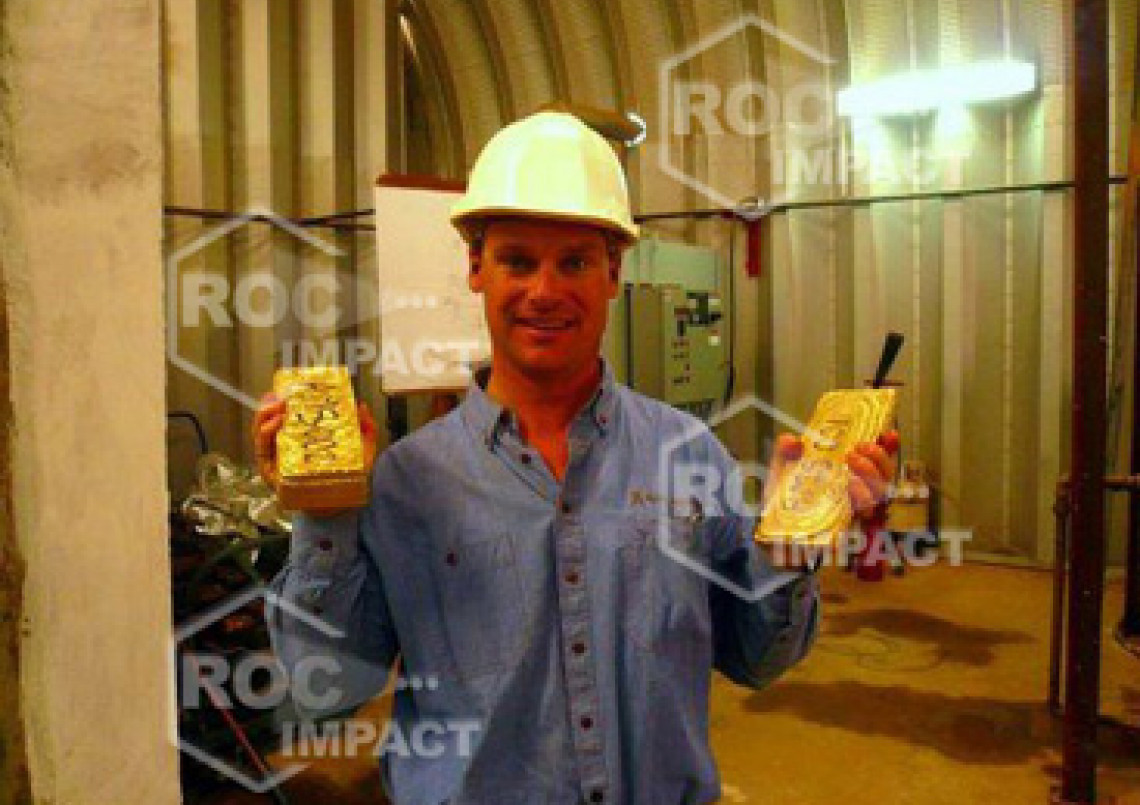 Instalación estación de chancado en mina de oro en Argelia