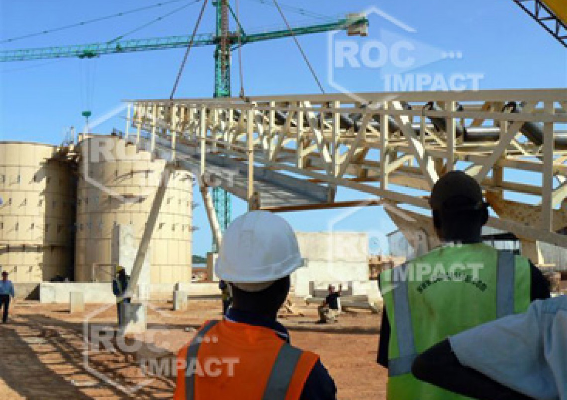 Instalación chancadora – Mina de oro en Burkina Faso SEMAFO MANA GOLD MINING