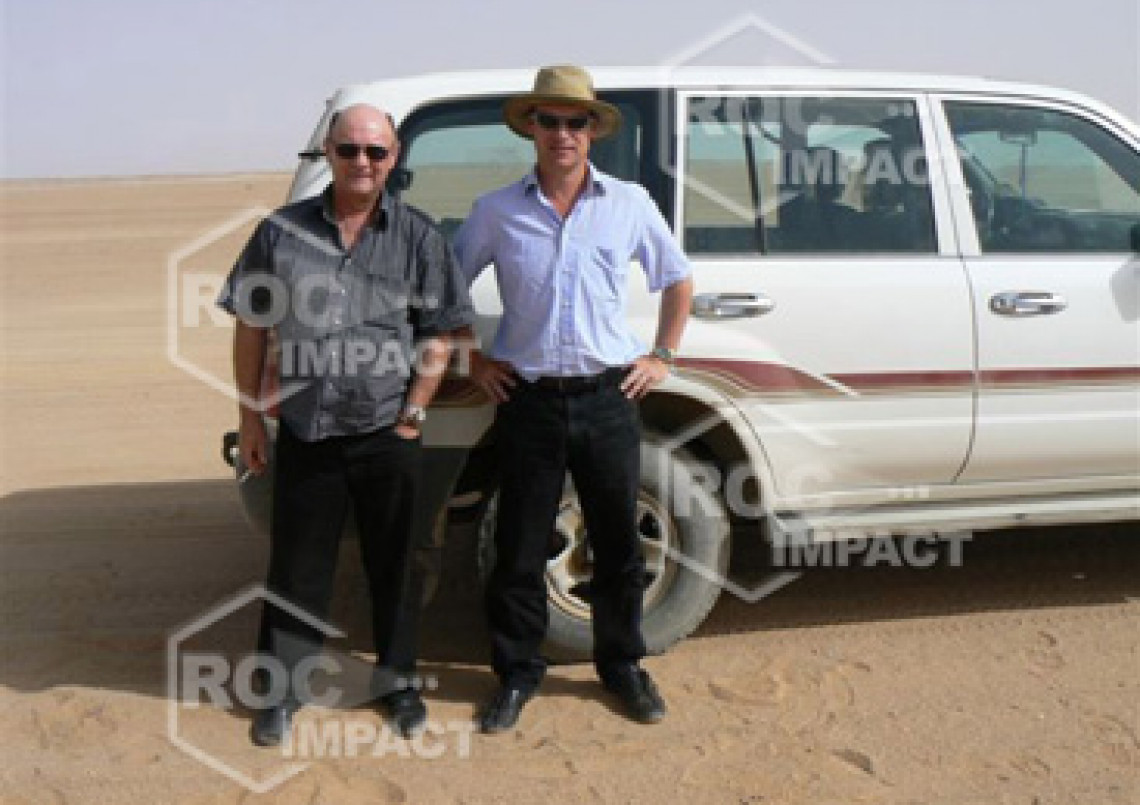 Instalación estación de chancado en mina de oro en Argelia