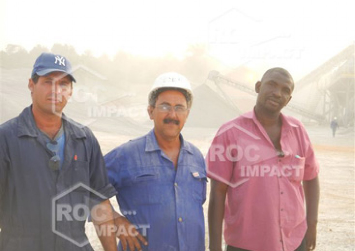 Nueva instalación de trituración y cribado para la CONAKI de Guinea