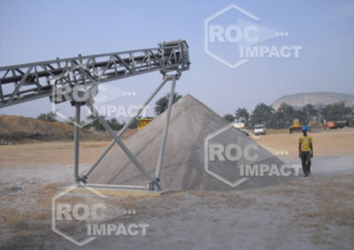 Nueva instalación de trituración y cribado para la CONAKI de Guinea