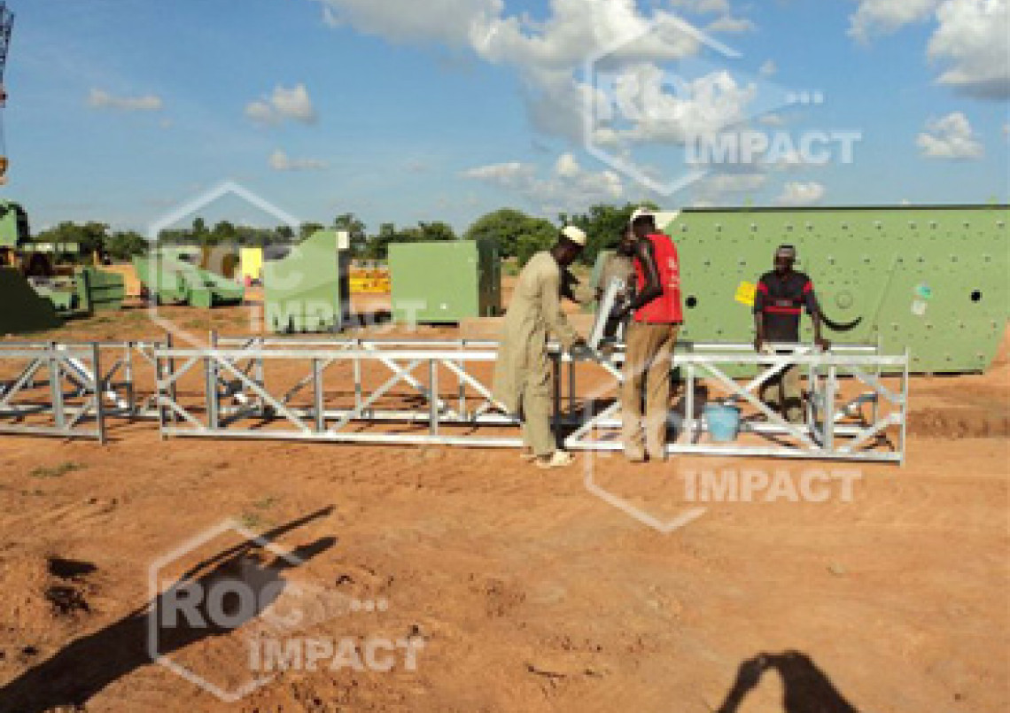 Una trituración y molienda nuevo en Burkina Faso