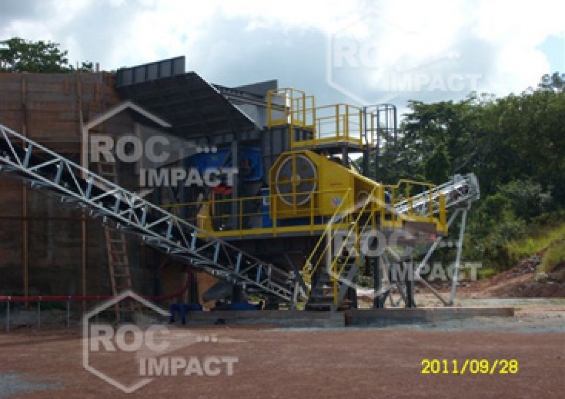 Nueva unidad de trituración R.C.A (República centra África) ROC IMPACT