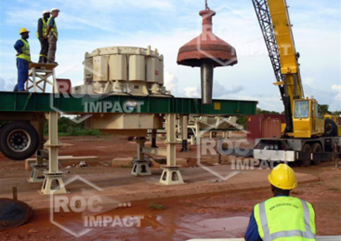 Instalación chancadora – Mina de oro en Burkina Faso SEMAFO MANA GOLD MINING