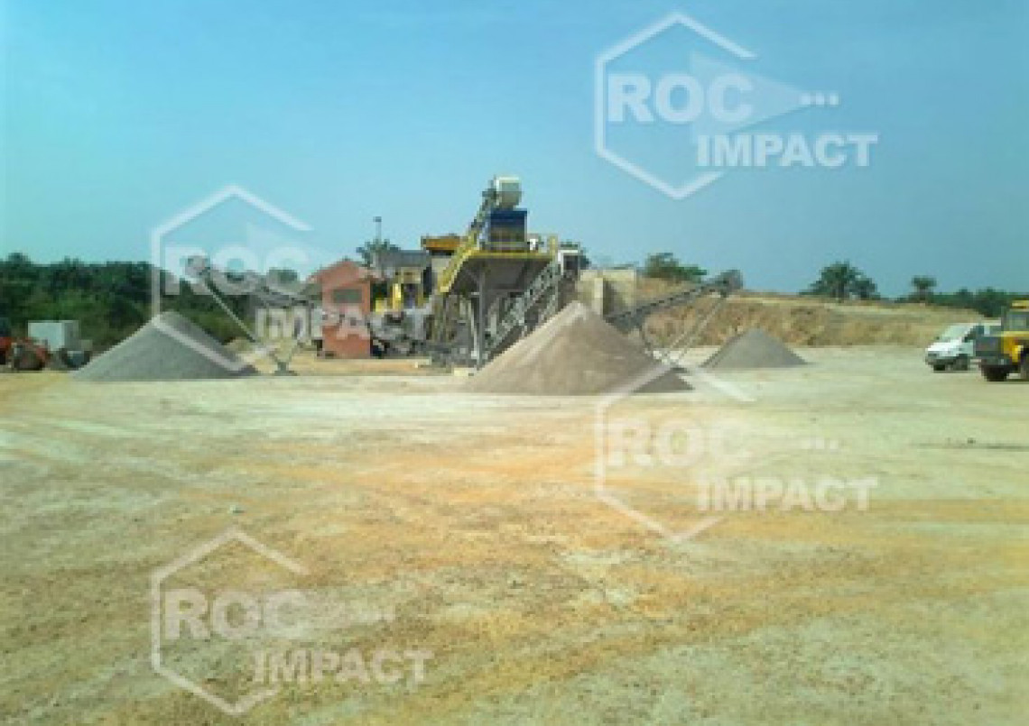 Nueva instalación de trituración y cribado para la CONAKI de Guinea