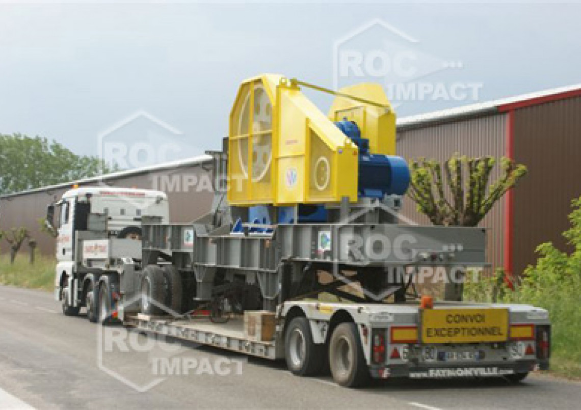 Nueva unidad de trituración R.C.A (República centra África) ROC IMPACT