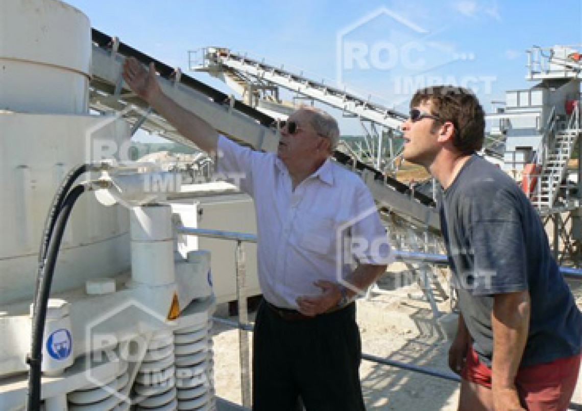 Instalación Trituradora de Conos para una Cantera