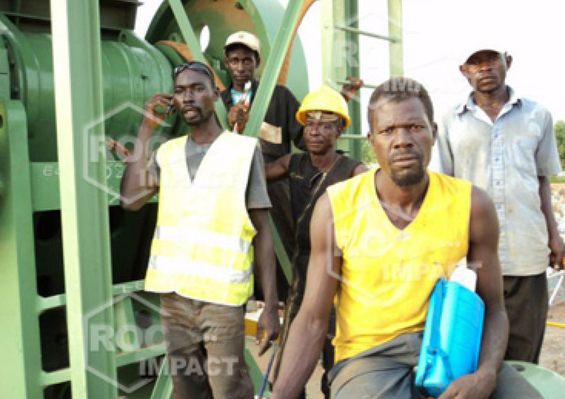 Una trituración y molienda nuevo en Burkina Faso