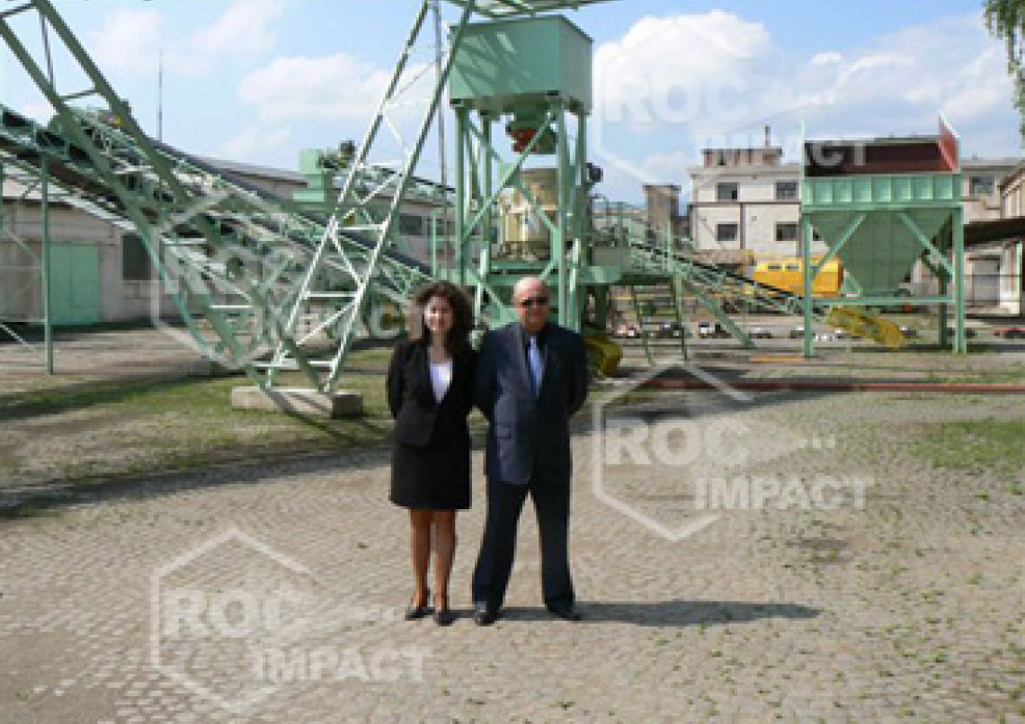 Instalación estación de chancado en Rumania