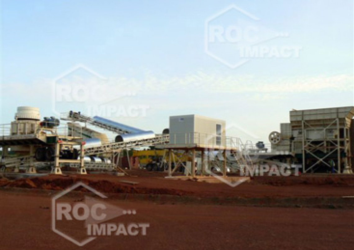 Instalación chancadora – Mina de oro en Burkina Faso SEMAFO MANA GOLD MINING